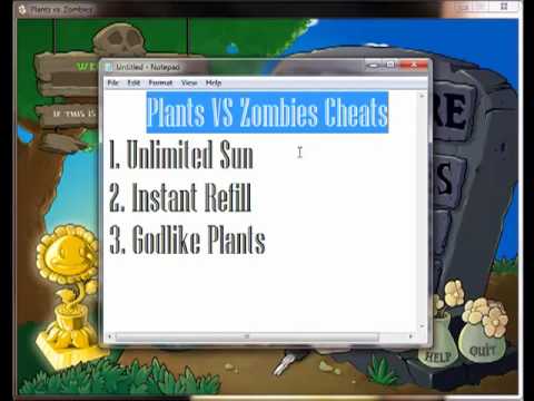 plants vs zombies cheat pc